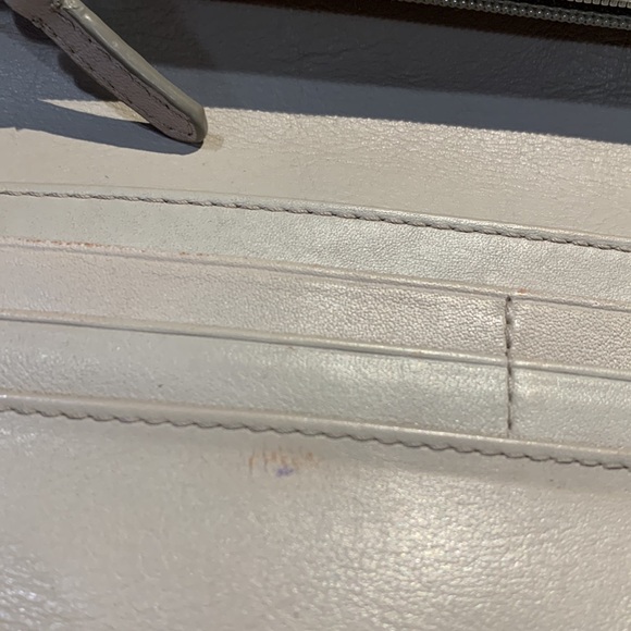 BURBERRY long continental wallet leather trim snap closure women’s - Picture 9 of 15